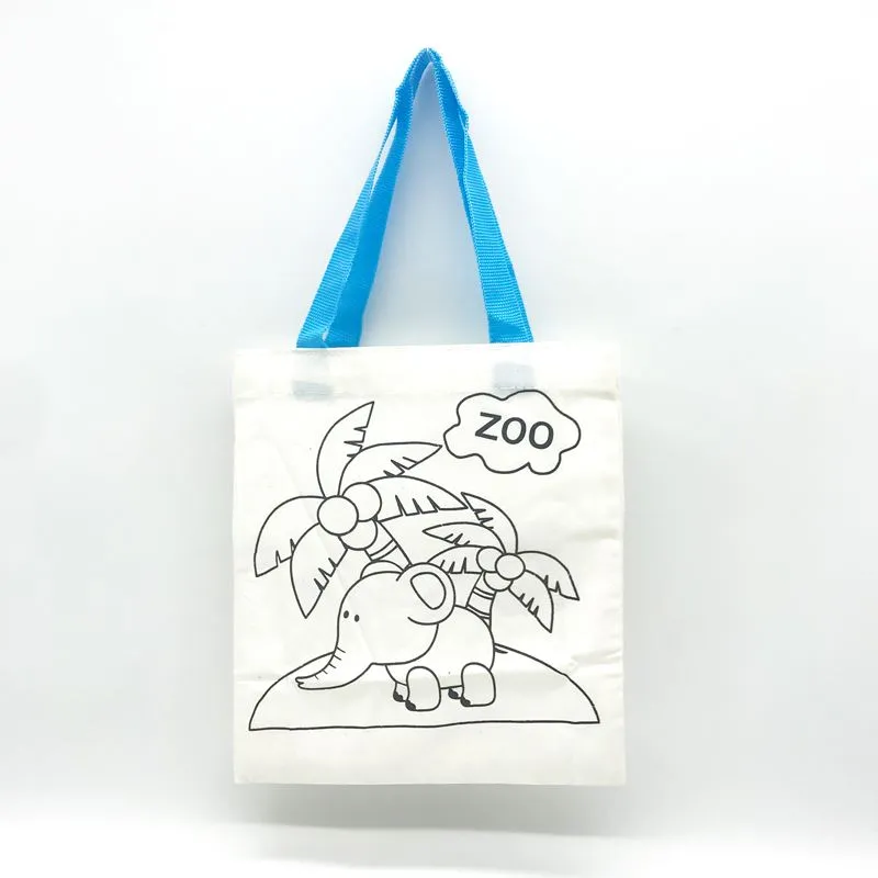 Canvasväska för barn att måla eller graffiti