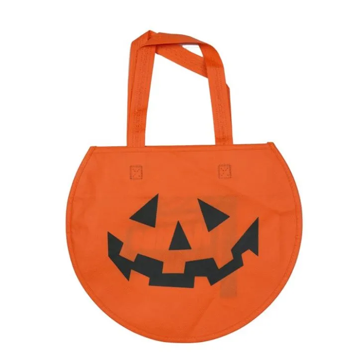 Non Woven Ultrasonic Bag Halloween Pumpa Bags